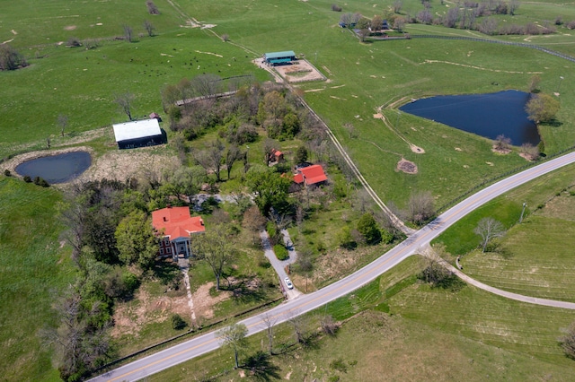 2692 Crab Orchard Rd, Lancaster, KY 40444 - aerial view with a water view and a rural view