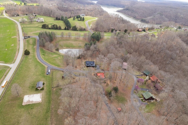 130 The Village Dr, Nancy, KY 42544 - bird's eye view featuring a water view and a rural view