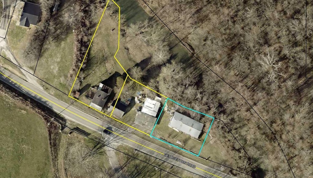 610 Georgetown Rd, Paris, KY 40361 - map of property location with property boundaries highlighted