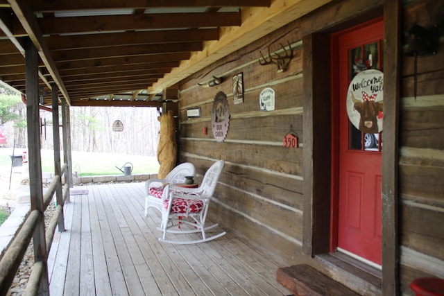 350 Wilderness Ln, Morehead, KY 40351 - deck featuring a porch