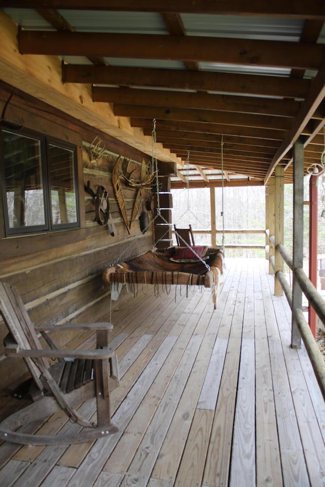 350 Wilderness Ln, Morehead, KY 40351 - view of wooden deck