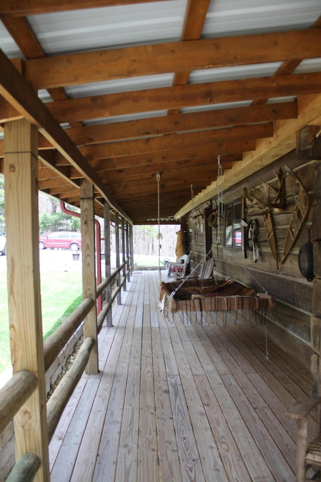 350 Wilderness Ln, Morehead, KY 40351 - view of wooden terrace