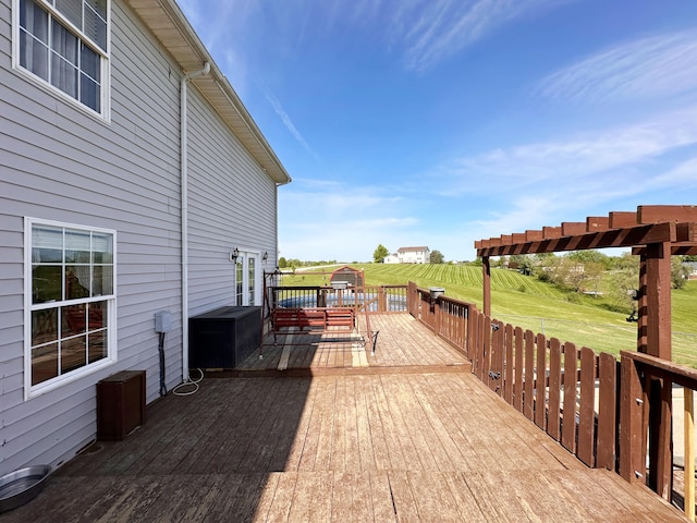 305 Saddle Wood Ct, Berea, KY 40403 - view of wooden terrace
