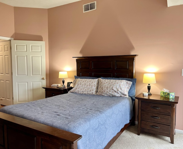 111 Keystone Dr, Richmond, KY 40475 - bedroom with light carpet, baseboards, and visible vents