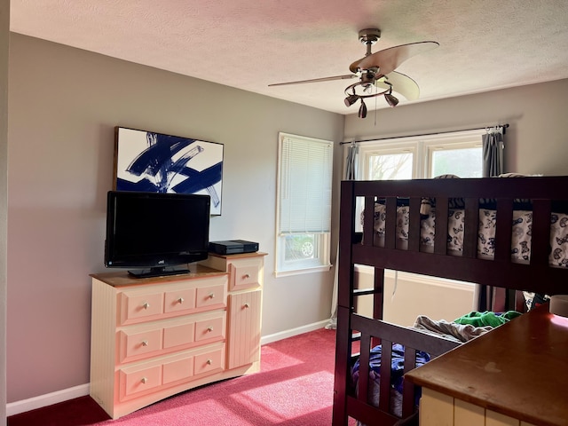 111 Keystone Dr, Richmond, KY 40475 - bedroom with baseboards, light colored carpet, and a textured ceiling