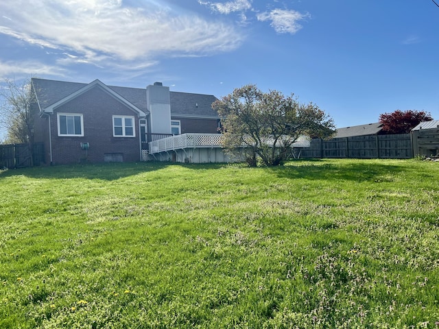 111 Keystone Dr, Richmond, KY 40475 - view of yard with a fenced backyard