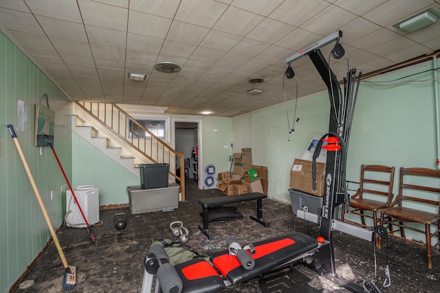 5 Bath Ave, Owingsville, KY 40360 - interior space featuring stairs and baseboards