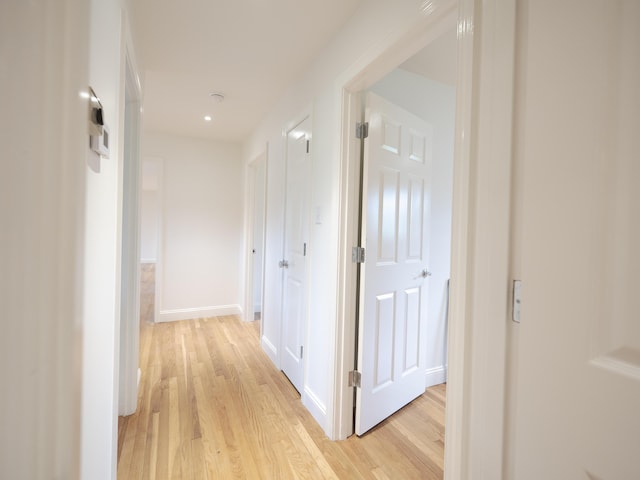 748 Wellington Way, Lexington, KY 40503 - hallway featuring light wood-type flooring and baseboards