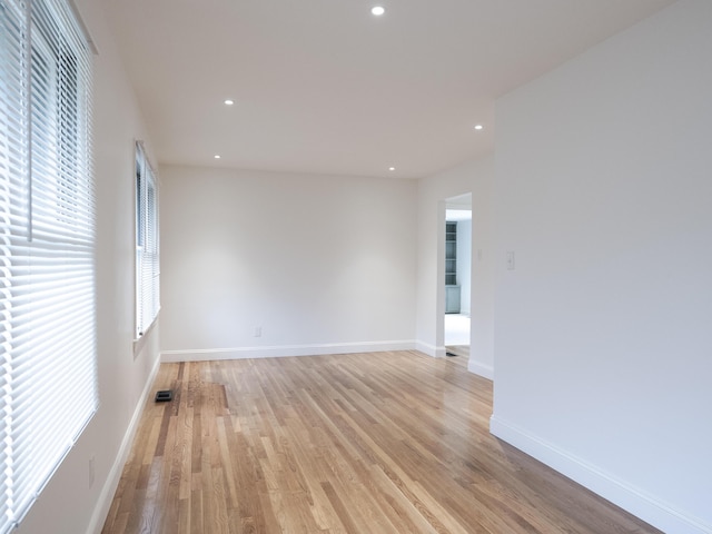 748 Wellington Way, Lexington, KY 40503 - spare room featuring recessed lighting, light wood finished floors, and baseboards