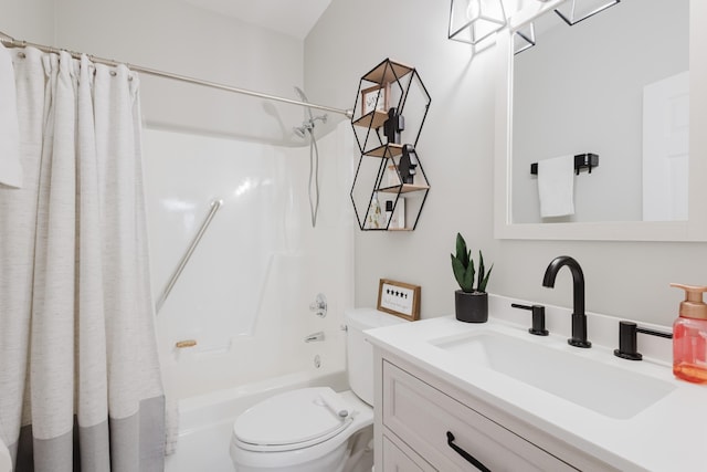 211 Eric Dr, Richmond, KY 40475 - bathroom with shower / bath combo, vanity, and toilet