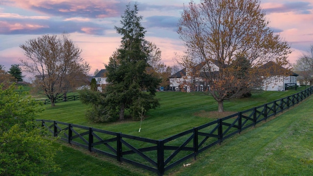211 Eric Dr, Richmond, KY 40475 - yard at dusk featuring fence