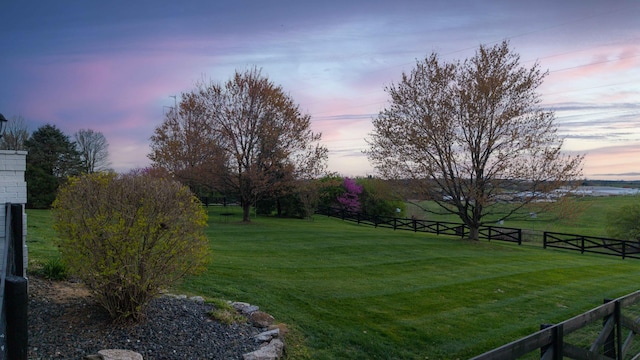 211 Eric Dr, Richmond, KY 40475 - yard at dusk with fence
