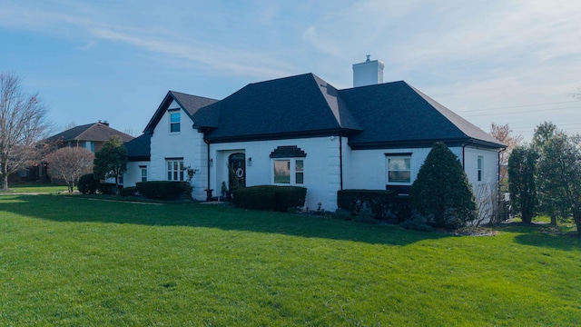 211 Eric Dr, Richmond, KY 40475 - rear view of property featuring a lawn and a chimney