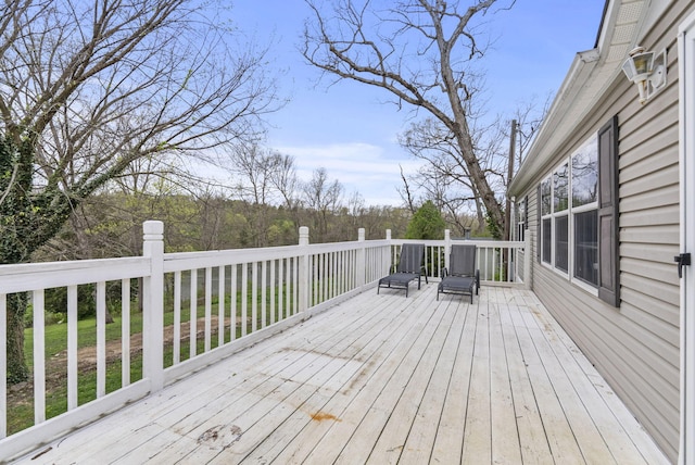view of deck