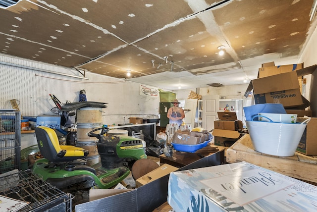 view of storage room