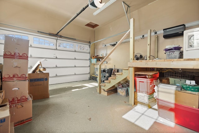 88 Hawkins Ln, Clay City, KY 40312 - garage featuring a garage door opener