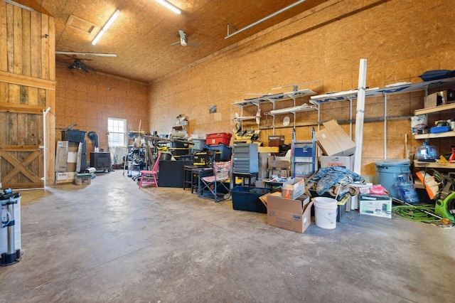 88 Hawkins Ln, Clay City, KY 40312 - garage with a workshop area