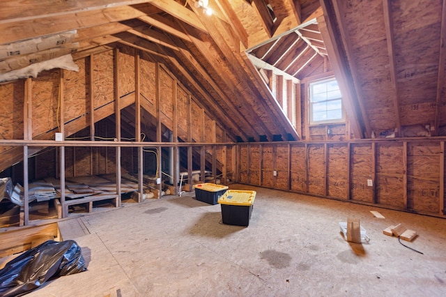 88 Hawkins Ln, Clay City, KY 40312 - view of unfinished attic