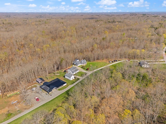 88 Hawkins Ln, Clay City, KY 40312 - drone / aerial view with a forest view
