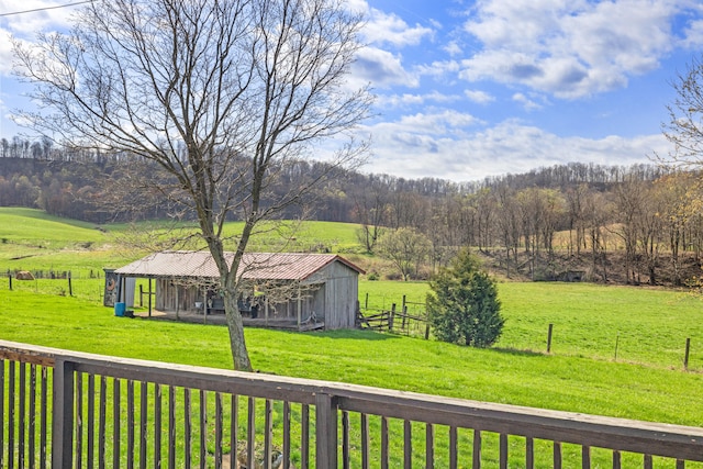 5245 US-68 W, Gravel Switch, KY 40328 - view of yard featuring an outbuilding and a rural view