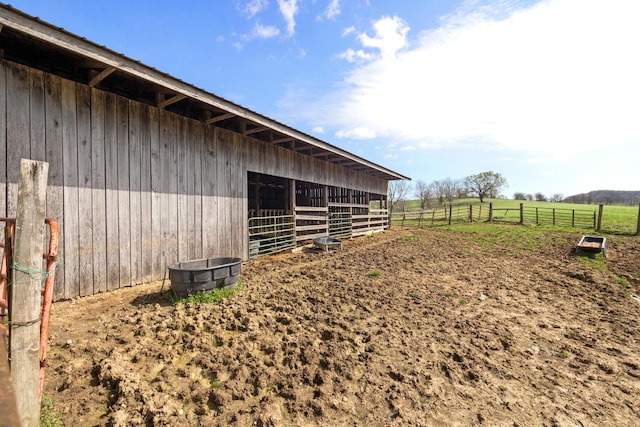 5245 US-68 W, Gravel Switch, KY 40328 - view of yard with an exterior structure, an outbuilding, and a view of rural / pastoral area