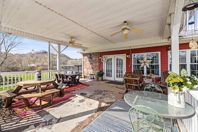 5245 US-68 W, Gravel Switch, KY 40328 - view of patio featuring outdoor dining area and ceiling fan
