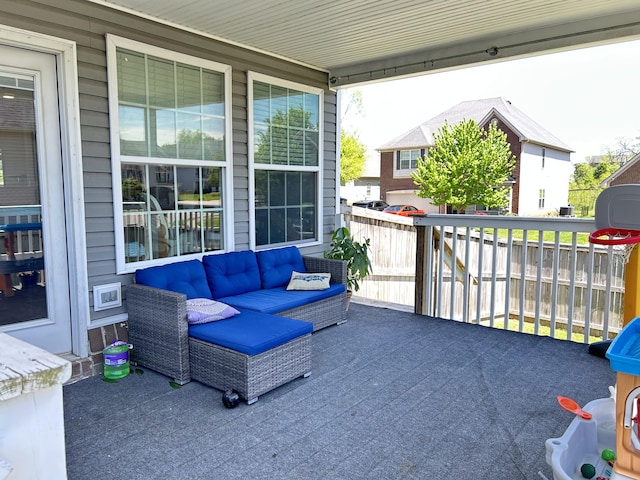 100 Barry Rd, Georgetown, KY 40324 - view of patio / terrace featuring a porch and an outdoor hangout area