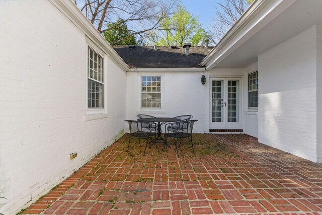 216 Ridgeway Rd, Lexington, KY 40502 - view of patio with french doors