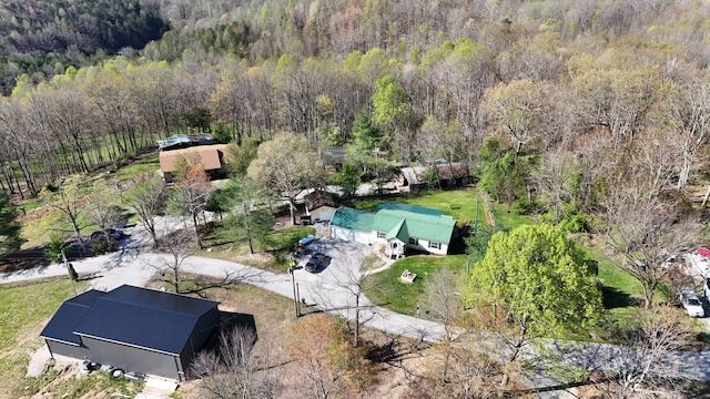 158 Halcomb E Rd, Orlando, KY 40460 - bird's eye view featuring a forest view