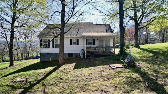 367 Old Rocky Rd, Mount Vernon, KY 40456 - back of house featuring a yard and a deck