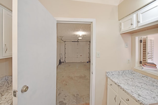 bathroom with concrete floors