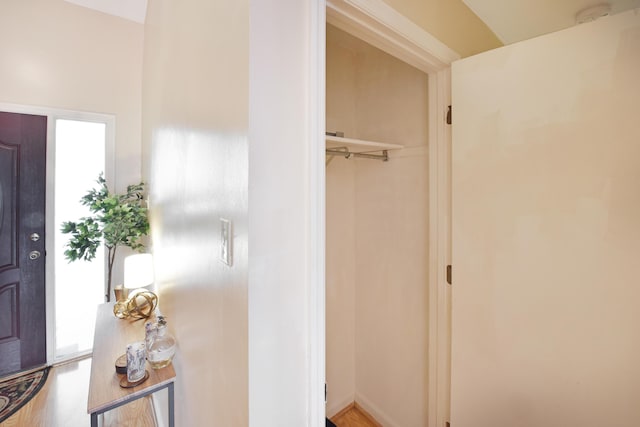 view of closet