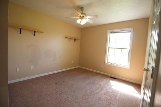 312 Springhurst Dr, Berea, KY 40403 - carpeted spare room with ceiling fan, visible vents, and baseboards