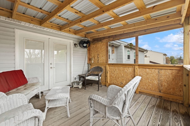 view of deck