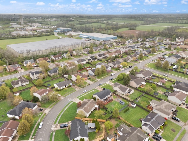 birds eye view of property featuring a residential view