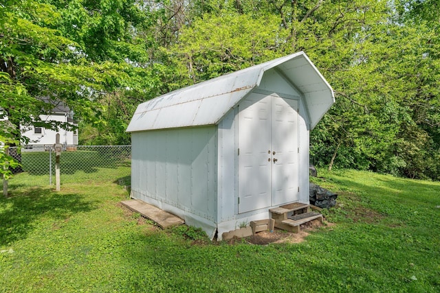 124 Clays Ferry Dr, Richmond, KY 40475 - view of shed with fence