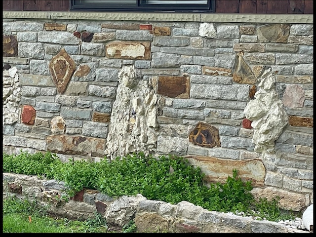 1459 Buck Lick Rd, Tollesboro, KY 41189 - exterior view of stone siding