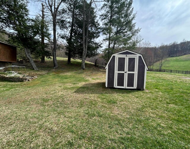 1459 Buck Lick Rd, Tollesboro, KY 41189 - view of yard featuring a shed