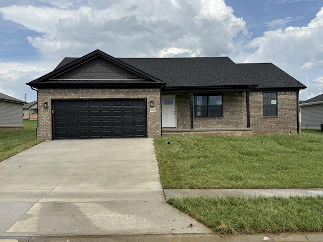 860 Denali Dr, Richmond, KY 40475 - ranch-style house with brick siding, an attached garage, and driveway