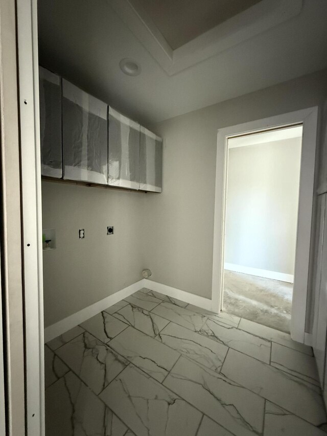 860 Denali Dr, Richmond, KY 40475 - laundry room featuring laundry area, baseboards, washer hookup, and hookup for an electric dryer