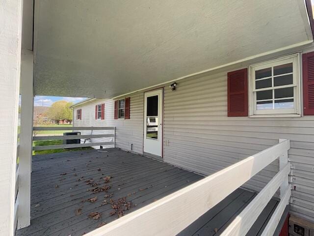 view of deck