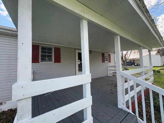 view of deck