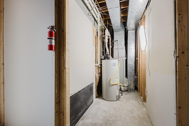 utilities with gas water heater