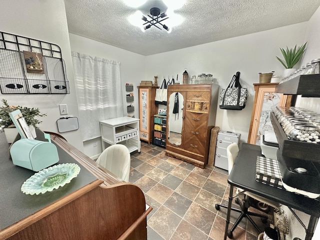 1870 Rush Branch Rd, Somerset, KY 42501 - office space with stone tile flooring and a textured ceiling