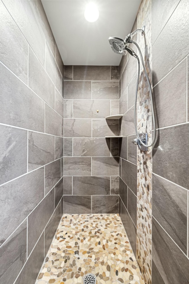 full bath featuring a tile shower