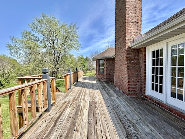 view of deck