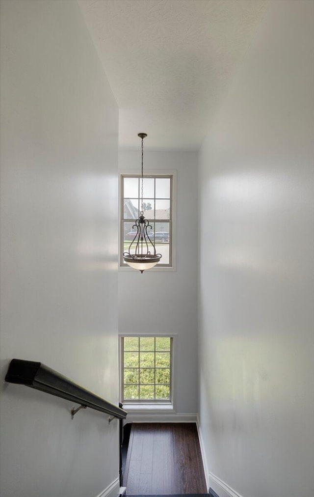 2045 Kearns Way, Richmond, KY 40475 - stairway with baseboards and wood-type flooring
