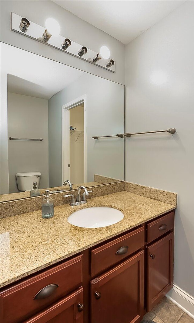 2045 Kearns Way, Richmond, KY 40475 - bathroom featuring vanity, toilet, and tile patterned floors
