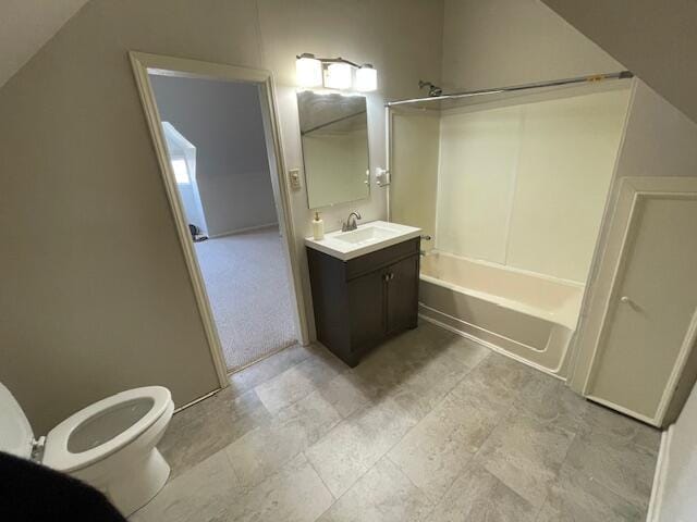 142 Old Lafayette Ave, Lexington, KY 40502 - bathroom featuring toilet, vanity, and shower / bathing tub combination