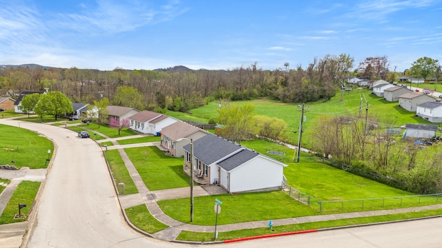 357 Burchwood Dr, Berea, KY 40403 - birds eye view of property featuring a forest view and a residential view